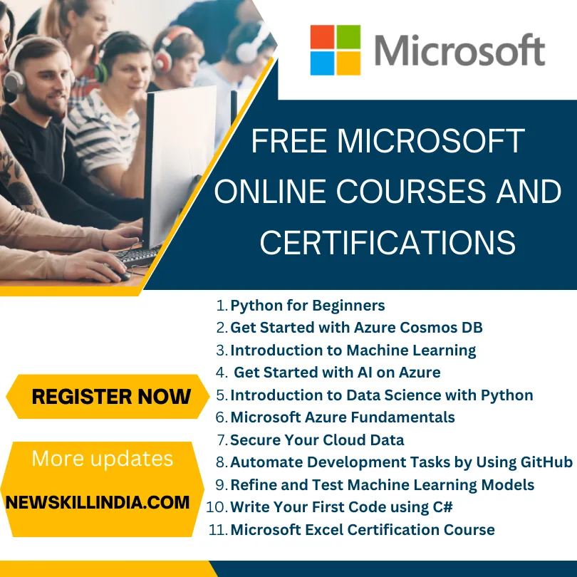 Microsoft Free Online Courses and Certifications