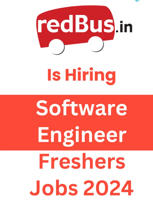 Software Engineer Jobs 2024: Red Bus Recruitment 2024