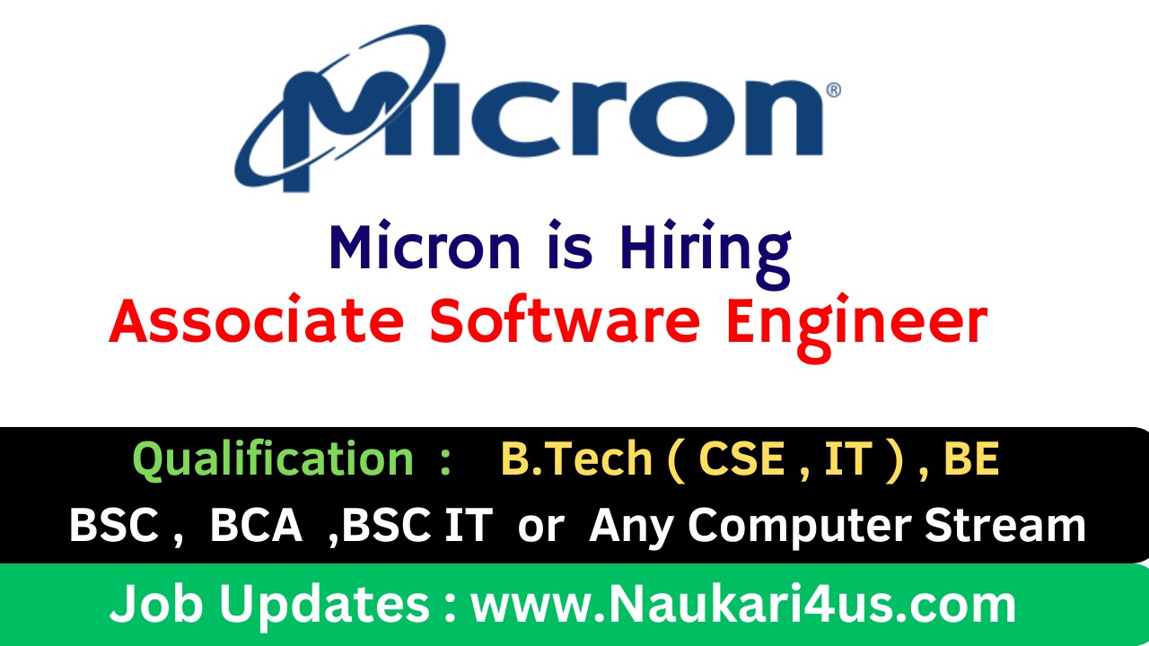 MICRON Hiring Associate Software Engineer in Hyderabad