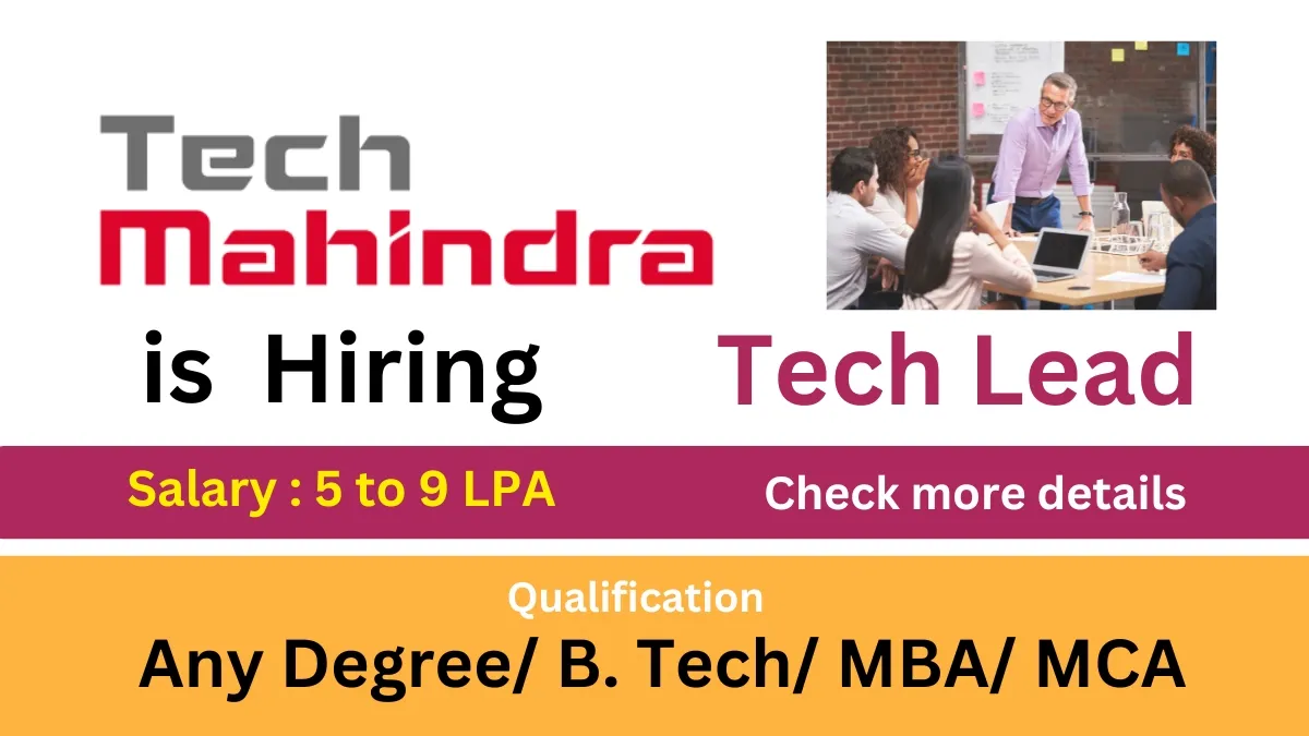 Tech Mahindra Recruitment 2024 Latest Update