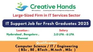 IT Support Job for Fresh Graduates 2025