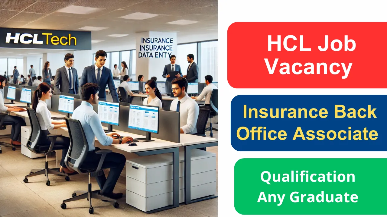 HCL Job Vacancy in Chennai 2025