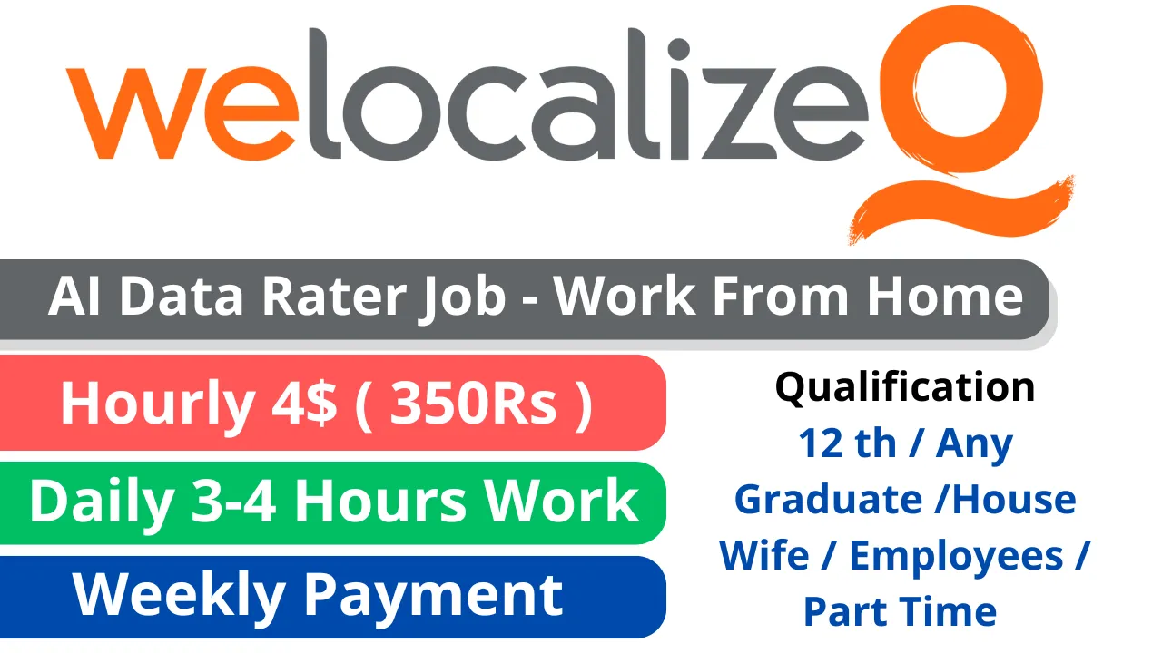 Welocalize AI Data Rater Job 2025