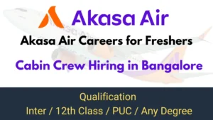 Akasa Air Careers for Freshers 2025
