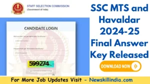 SSC MTS and Havaldar 2024-25 Final Answer Key Released