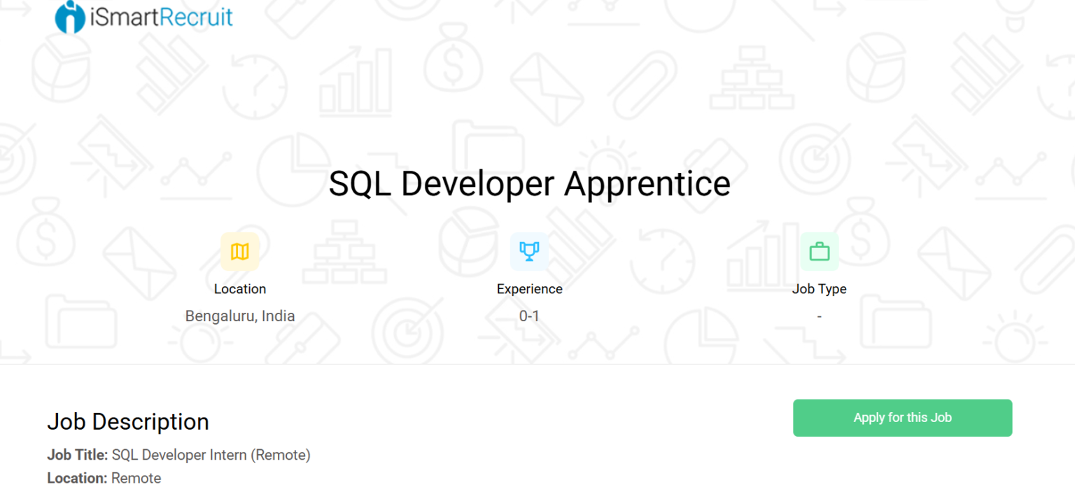 SQL Developer Jobs 2025: Work From Home Internships 2025 : SQL ...