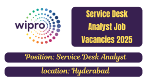 Service Desk Analyst Job Vacancies 2025