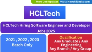 HCLTech Hiring Software Engineer and Developer Jobs 2025