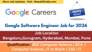 Google Software Engineer Job for 2026 Graduates
