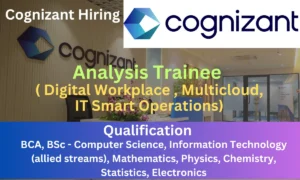 Cognizant Hiring 2025 Freshers