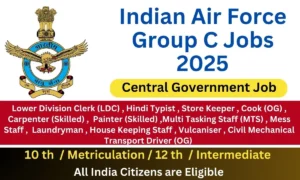 Indian Air Force Group C Jobs 2025