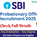 SBI Probationary Officer Recruitment 2025