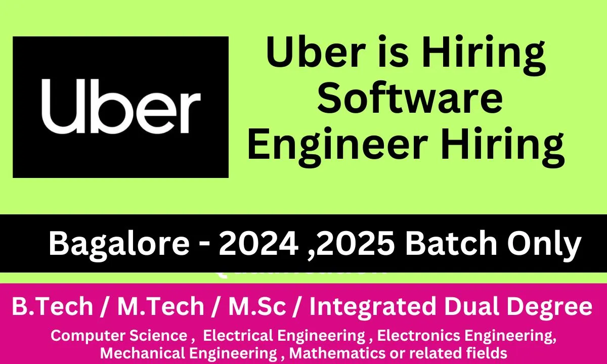 Uber Software Engineer Hiring 2025