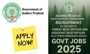 APPSC Forest Depart Recruitment 2025