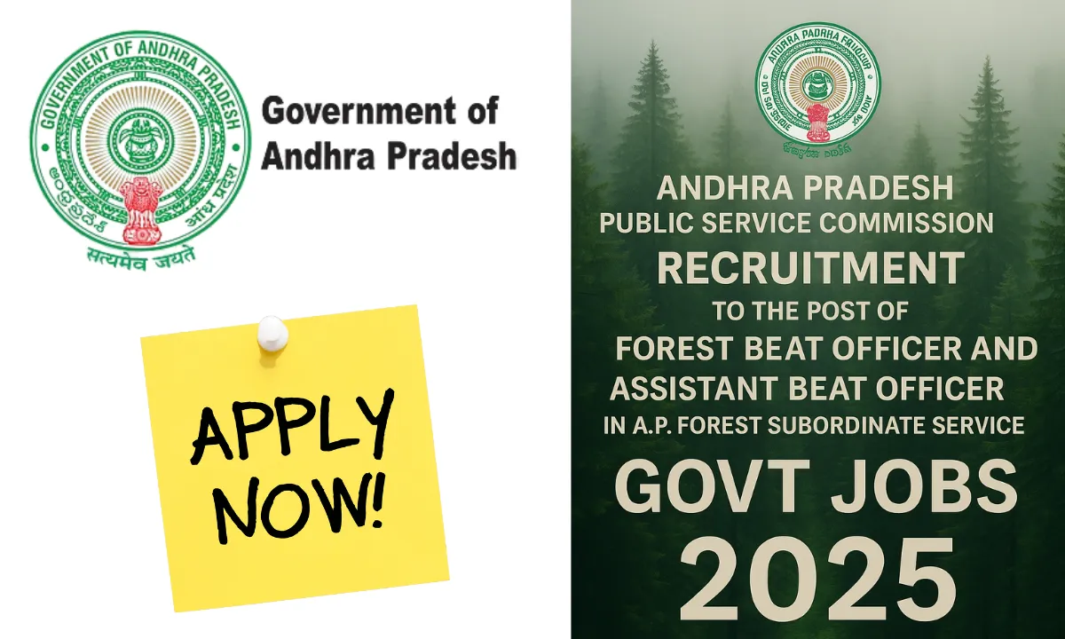 APPSC Forest Depart Recruitment 2025