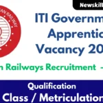 ITI Government Apprentice Vacancy 2025
