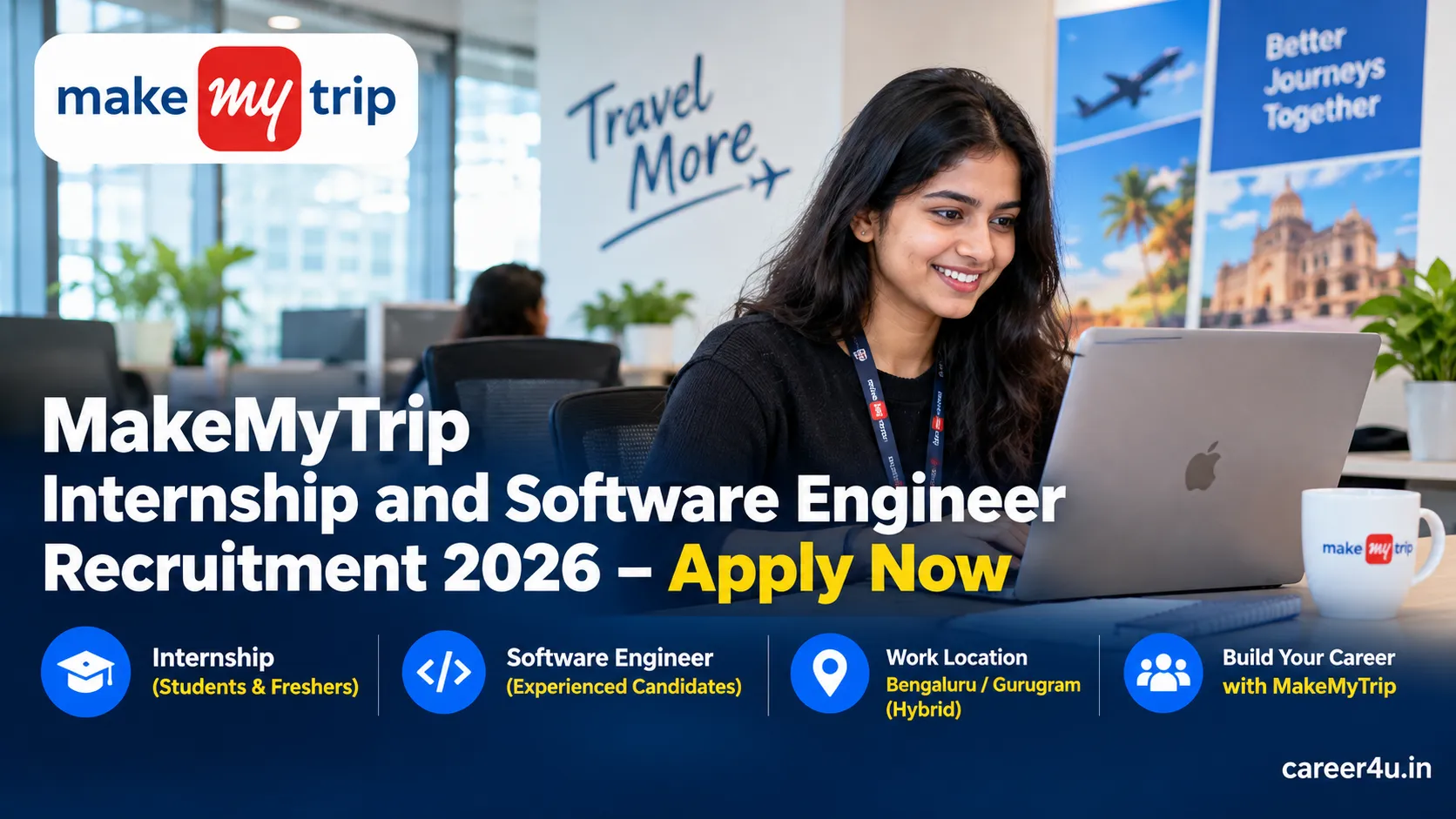 MakeMyTrip Internship and Software Engineer Recruitment 2025