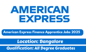 American Express Finance Apprentice Jobs 2025