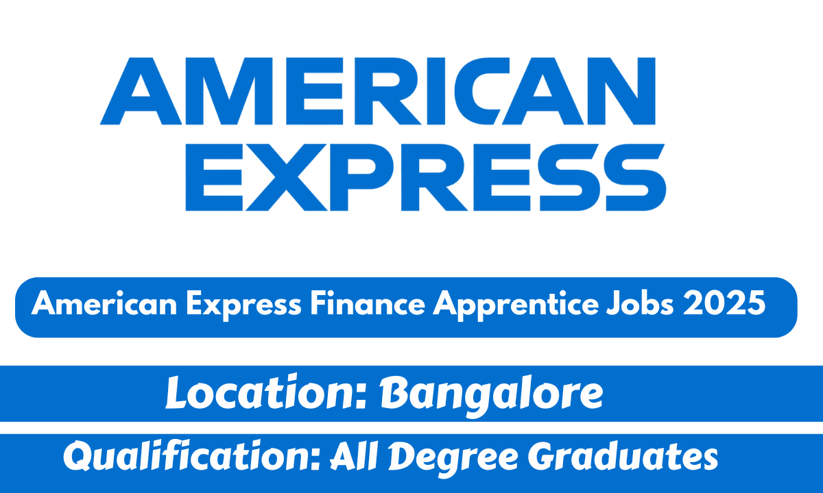 American Express Finance Apprentice Jobs 2025