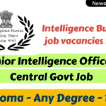 Intelligence Bureau job vacancies 2025