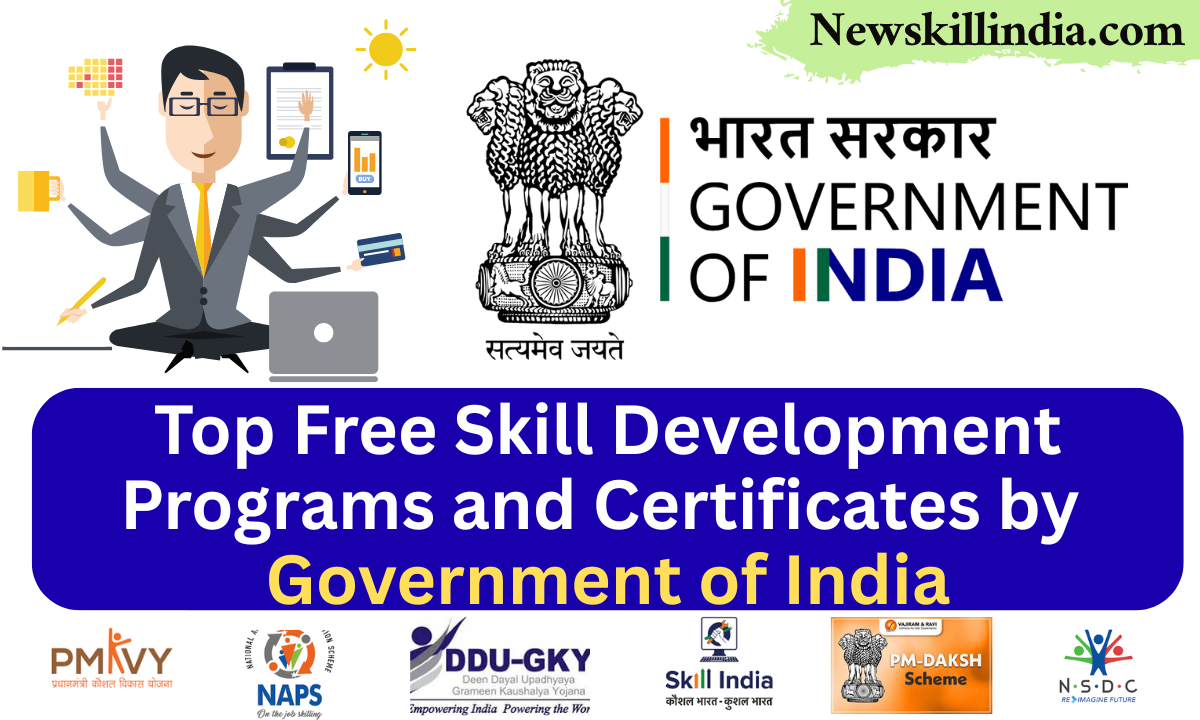 Top Skill Development Programs and Certificates by Government of India