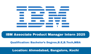 IBM Associate Product Manager Intern 2025