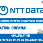 NTT DATA Associate Software Development Engineer Job 2025