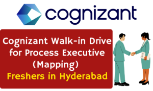 Cognizant Walk-in Drive for Process Executive