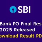 SBI Bank PO Final Result 2025 Out – Download Result PDF