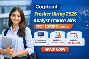 Cognizant Fresher Hiring 2026
