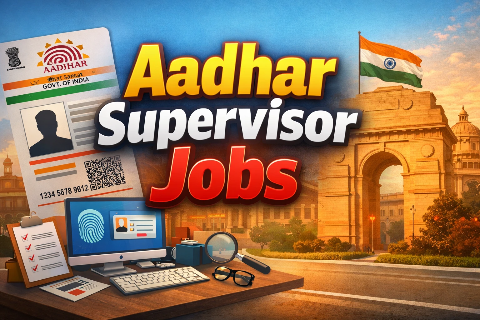 Aadhar Supervisor Jobs India 2026