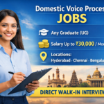 Domestic voice process jobs, Voice process jobs in Hyderabad, Voice process jobs in Chennai, Voice process jobs in Bengaluru, Customer support jobs for freshers, Call center jobs India, Day shift jobs, Direct walk-in jobs, Banking customer support jobs, BPO jobs for freshers, Permanent call center jobs, High salary voice process jobs, Any graduate jobs, Freshers jobs 2026, Immediate joining jobs, Domestic call center jobs, Customer service executive jobs, Non technical jobs for graduates, Work from office jobs, Latest private jobs 2026