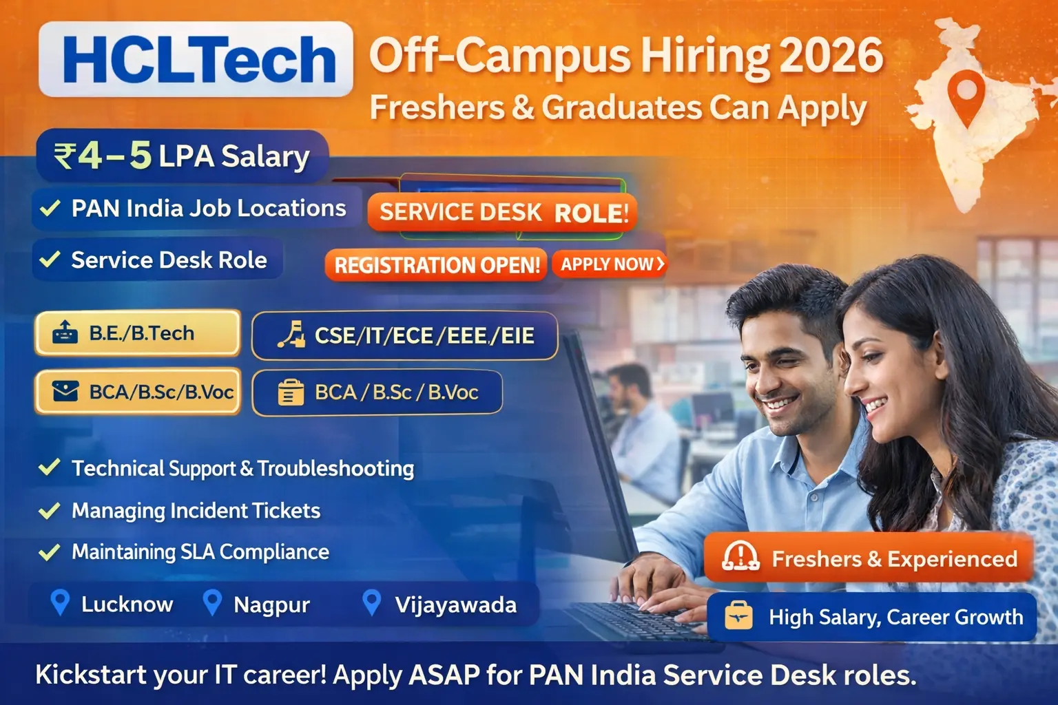 HCLTech Off-Campus Hiring 2026
