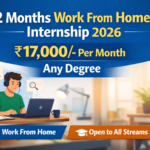 Work From Home Data Analyst Internship 2026