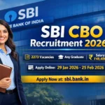 SBI CBO Job Vacancies 2026
