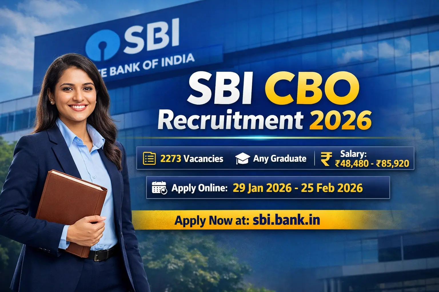 SBI CBO Job Vacancies 2026