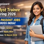 Cognizant Analyst Trainee Hiring 2026 – 2026