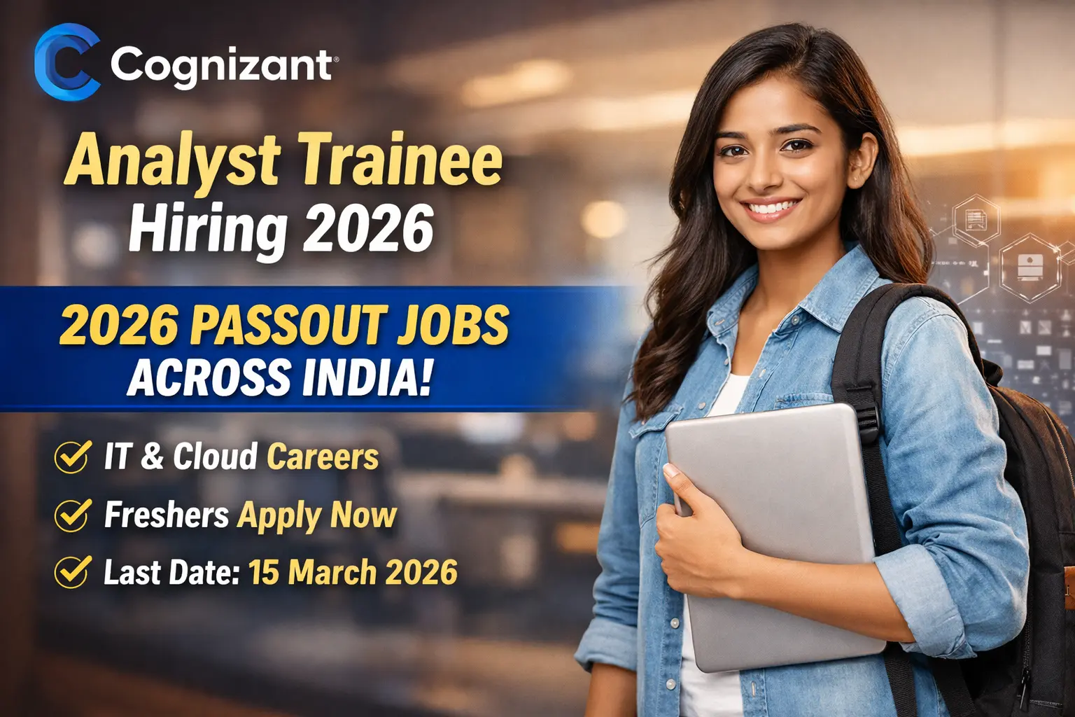 Cognizant Analyst Trainee Hiring 2026 – 2026