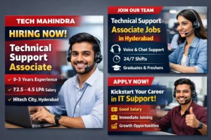 Tech Mahindra Technical Support Associate Jobs in Hyderabad