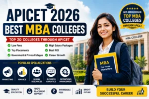 Top 20 MBA Colleges Through APICET 2026