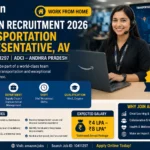Amazon Transportation Representative- AV Recruitment 2026