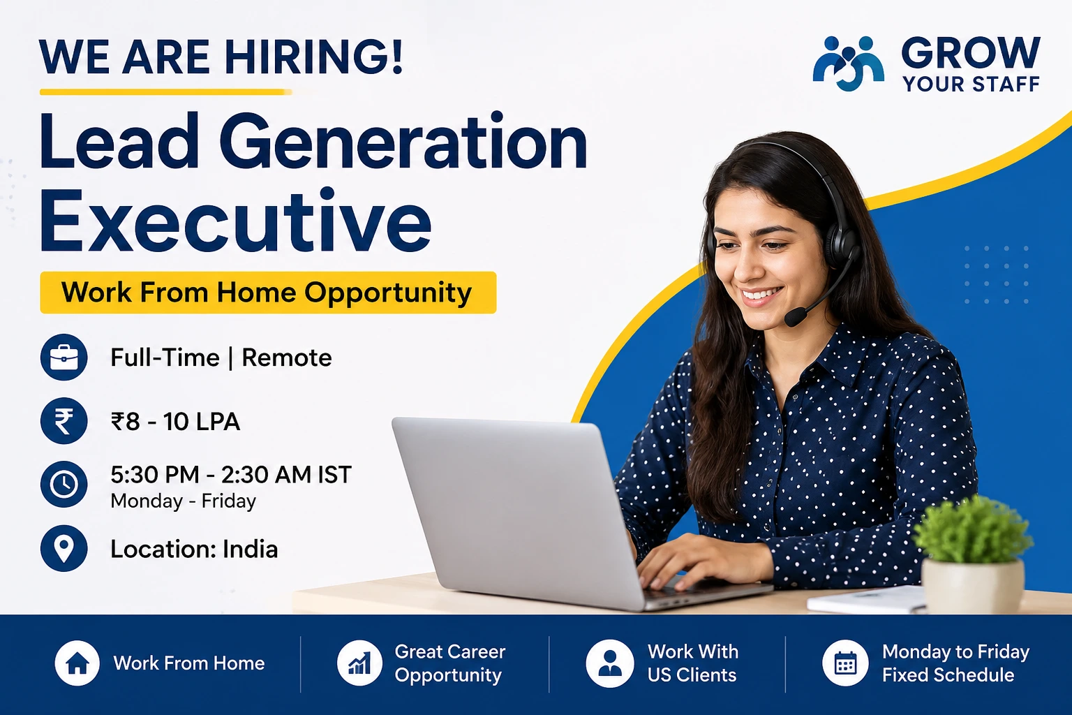 Grow Your Staff Hiring Lead Generation Executive