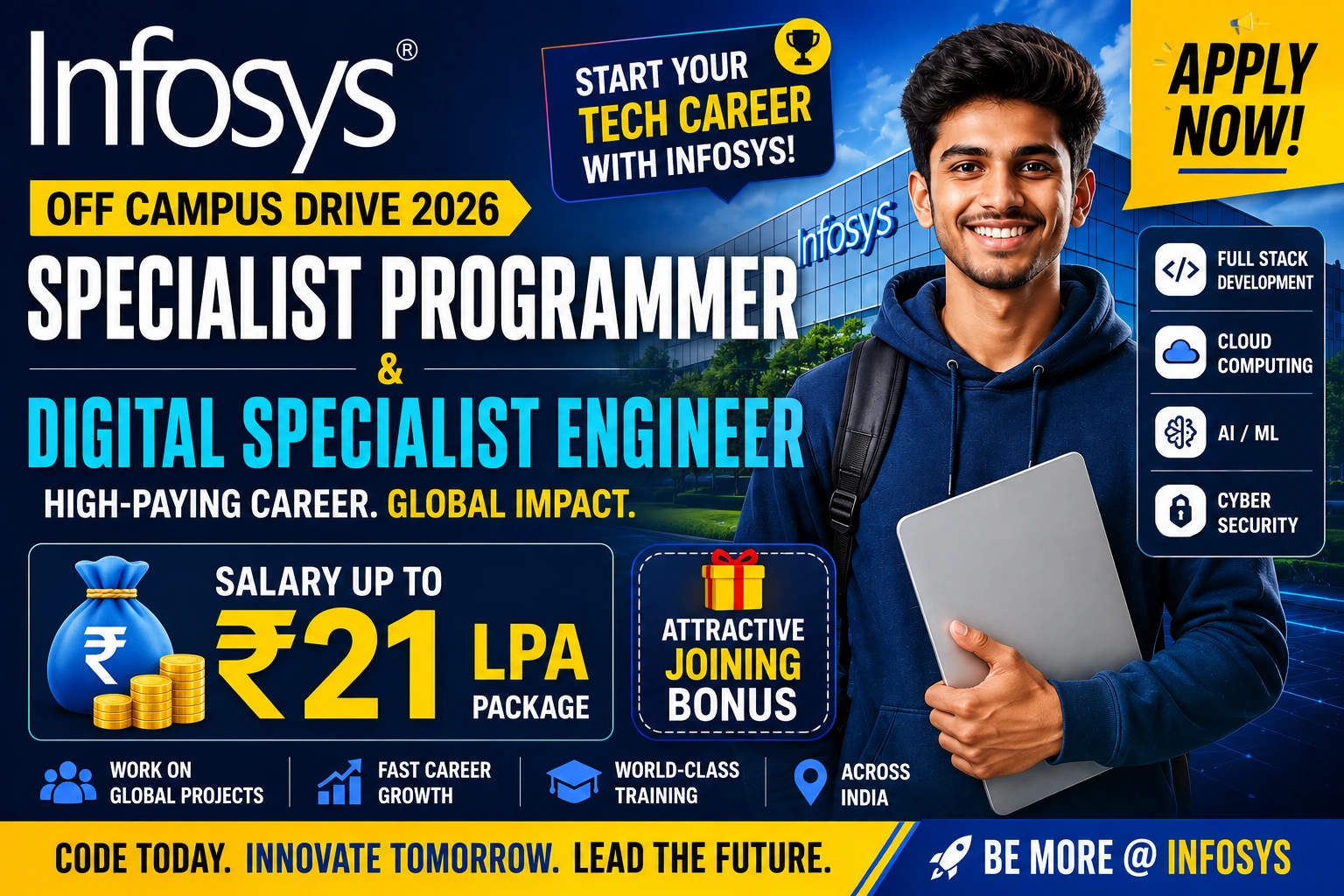 Infosys Off Campus Drive 2026