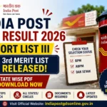 India Post GDS Result 2026 Short List III