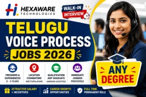 Telugu Voice Process Jobs 2026
