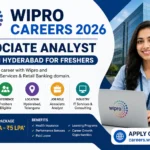 Wipro Careers 2026 – Associate Analyst Jobs in Hyderabad for Freshers