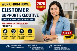 Work From Home Customer Support Executive Job 2026