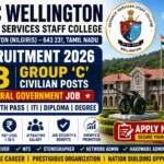 DSSC Recruitment 2026, Defence Jobs 2026, Central Government Jobs, MTS Recruitment 2026, LDC Vacancy 2026, Driver Jobs 2026, Tamil Nadu Govt Jobs, 10th Pass Govt Jobs, 12th Pass Government Jobs, Defence Civilian Recruitment, IT Government Jobs, Network Administrator Jobs, Hardware Administrator Vacancy, Stenographer Recruitment 2026, Sarkari Naukri 2026, Offline Government Jobs, DSSC Wellington Recruitment, Group C Jobs 2026, Government Jobs in Tamil Nadu, Defence Staff College Jobs