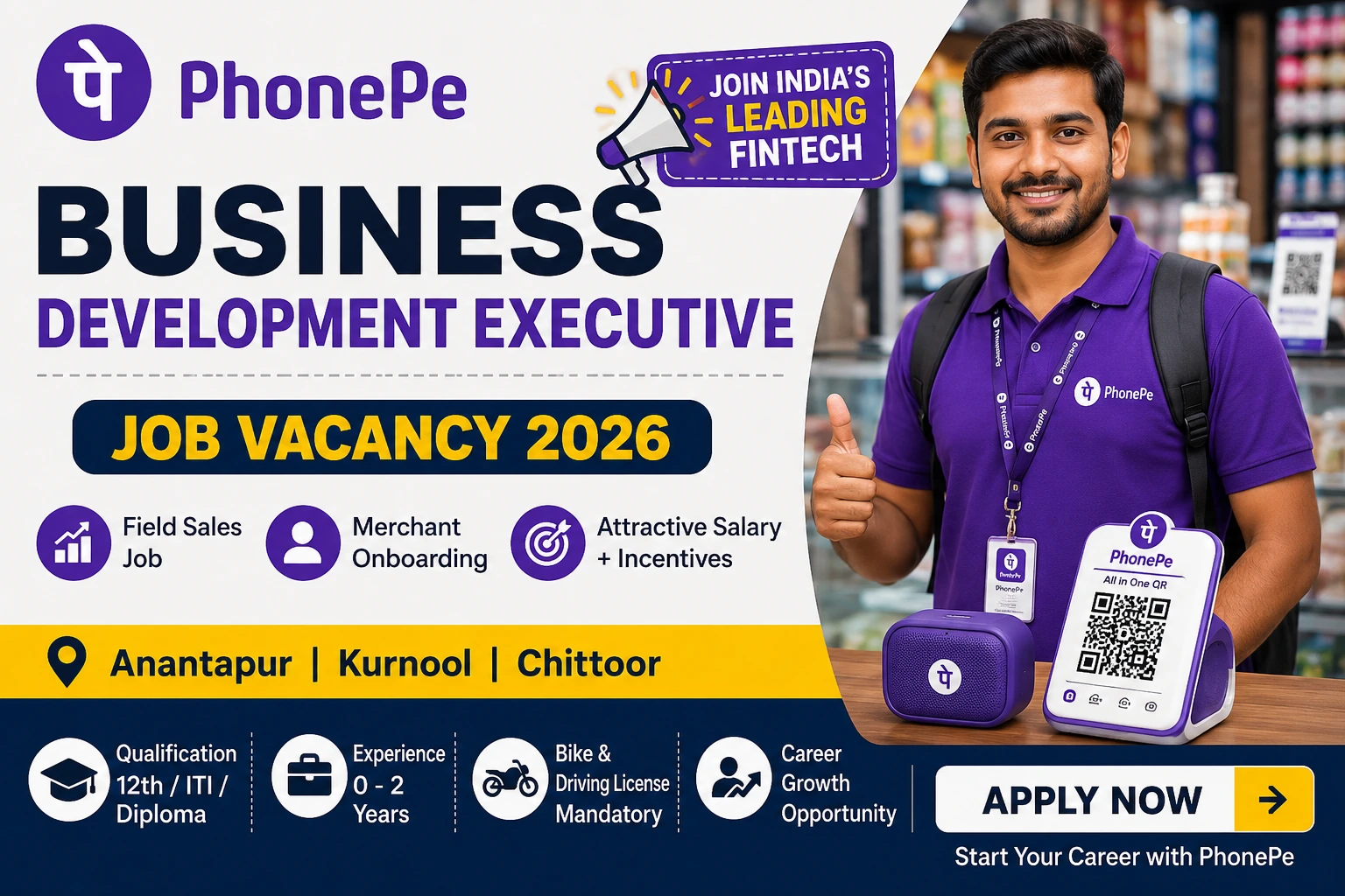 PhonePe Careers - Business Development Executive Jobs 2026