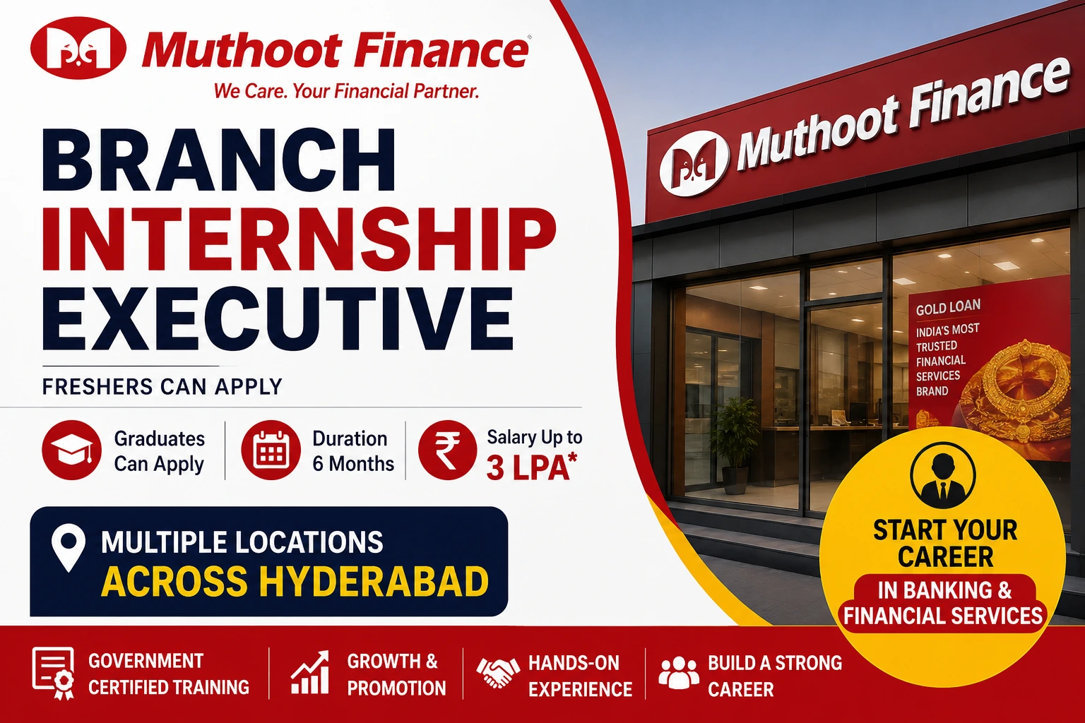 Muthoot Finance Branch Internship Executive Recruitment 2026